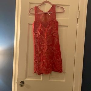 Worn once beaded free people dress